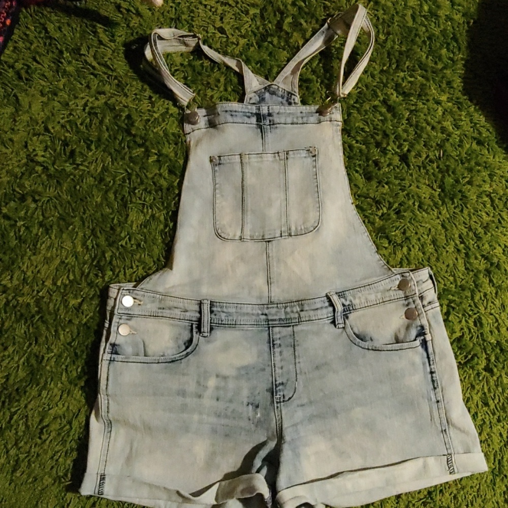 Denim overalls